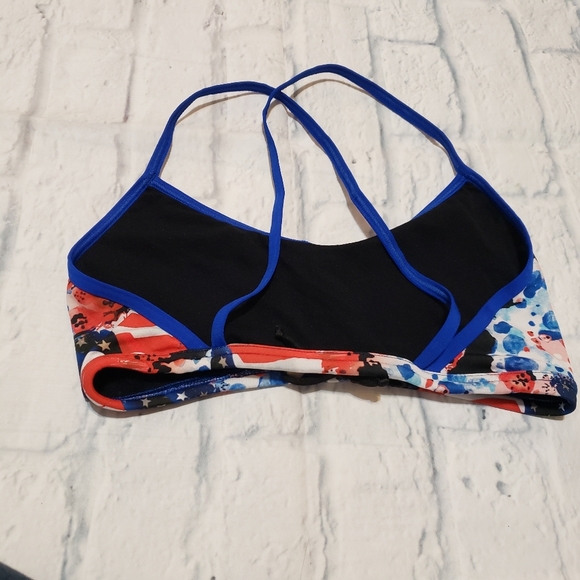 Micheal Phelps Patriotic Bathing Suit Top Red, White, and Blue - Picture 3 of 5